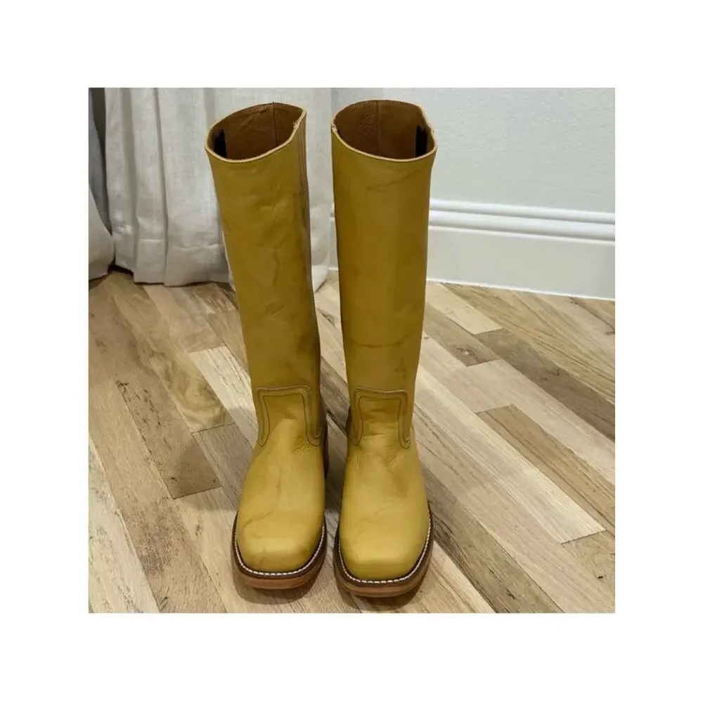 Frye Campus 14L Boots Banana